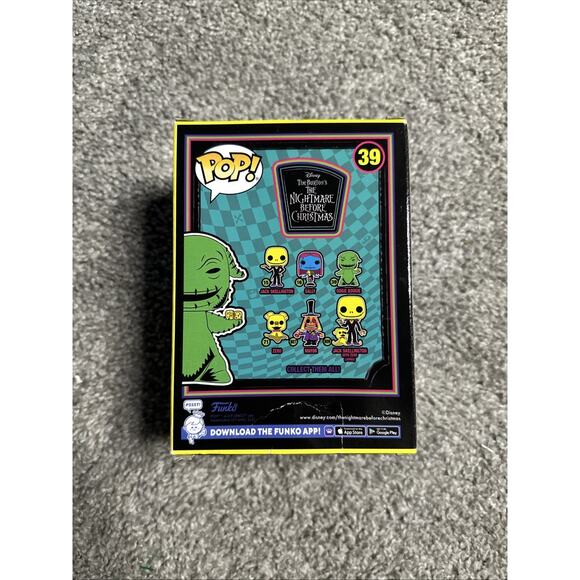 Funko Pop! Disney - Oogie Boogie (Black Light) #39 Nightmare Before Christmas - Picture 6 of 7